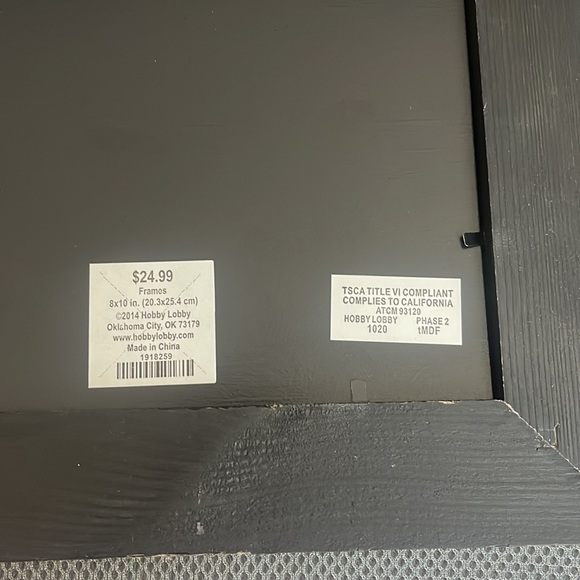 8x10 black farmhouse style frame - Picture 4 of 4